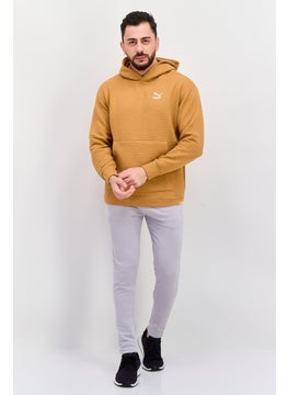 PUMA Men Relaxed Fit Long Sleeves Outdoor Hoodie, Tan  - Image 4