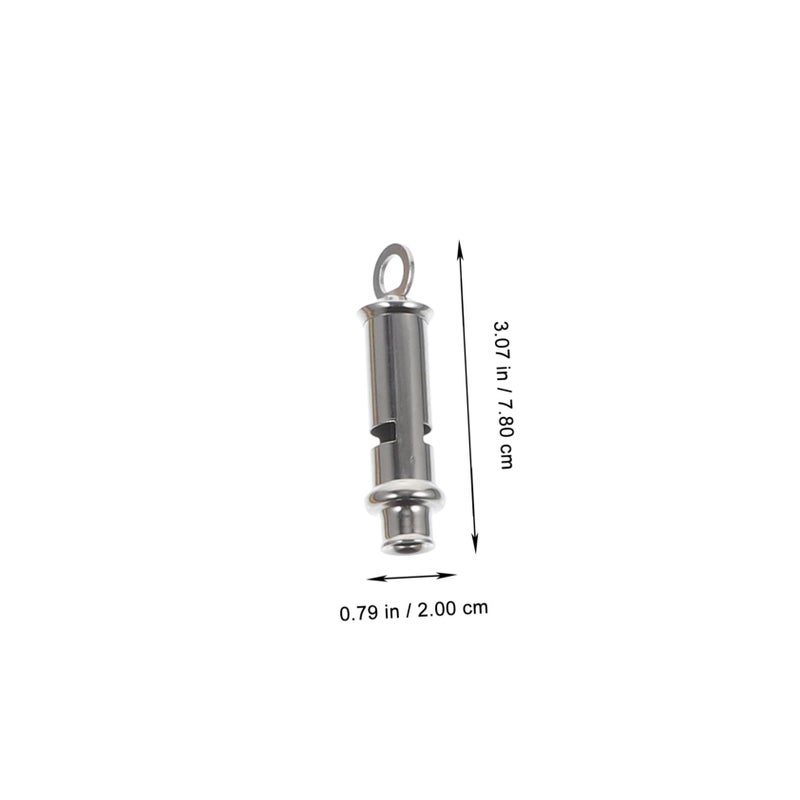 Stainless Steel Emergency Whistle 4 Pack High Pitched Sound for Sports Training Outdoor Activities - Image 5