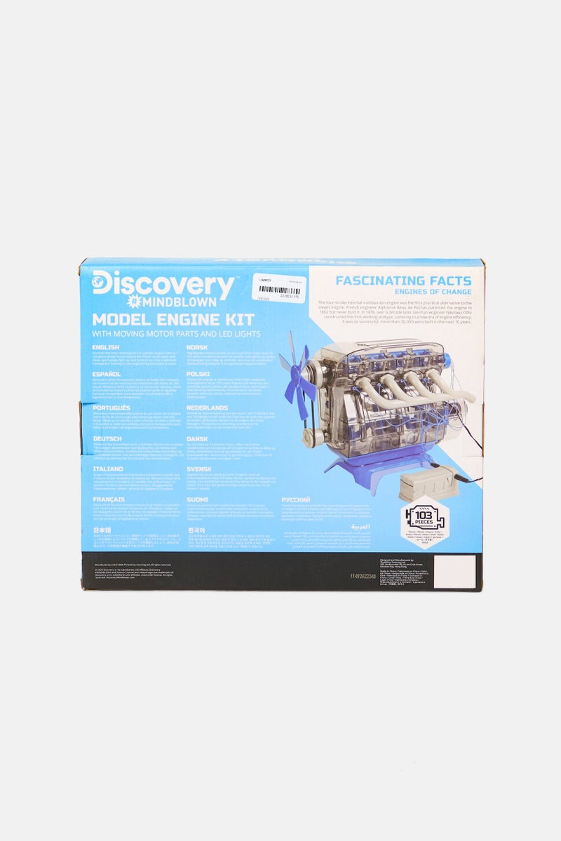 Discovery Channel STEM Model Engine Kit With Moving Motor Parts And Led Light  - Image 2