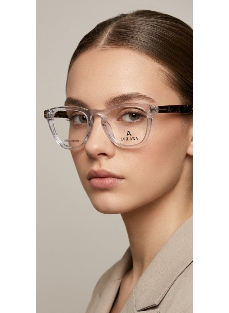 IVILARA FT5488_C4 High-End Acetate Uni-Sex Eyeglasses (Transparent) - Image 1