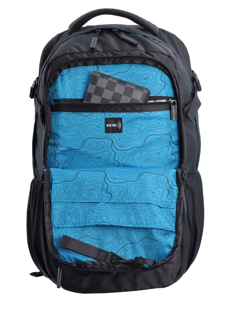 Discovery Outdoor 30L Backpack Black for Adventure, Durable Lightweight Water Resistant Multi-Compartment Bag for Men Women Hiking Trekking Camping Travel - pzsku/Z678FFCCB41D34E570581Z/45/_/1721994055/f86c5cc4-dd51-4c7b-8332-0c6cd5ec18e1