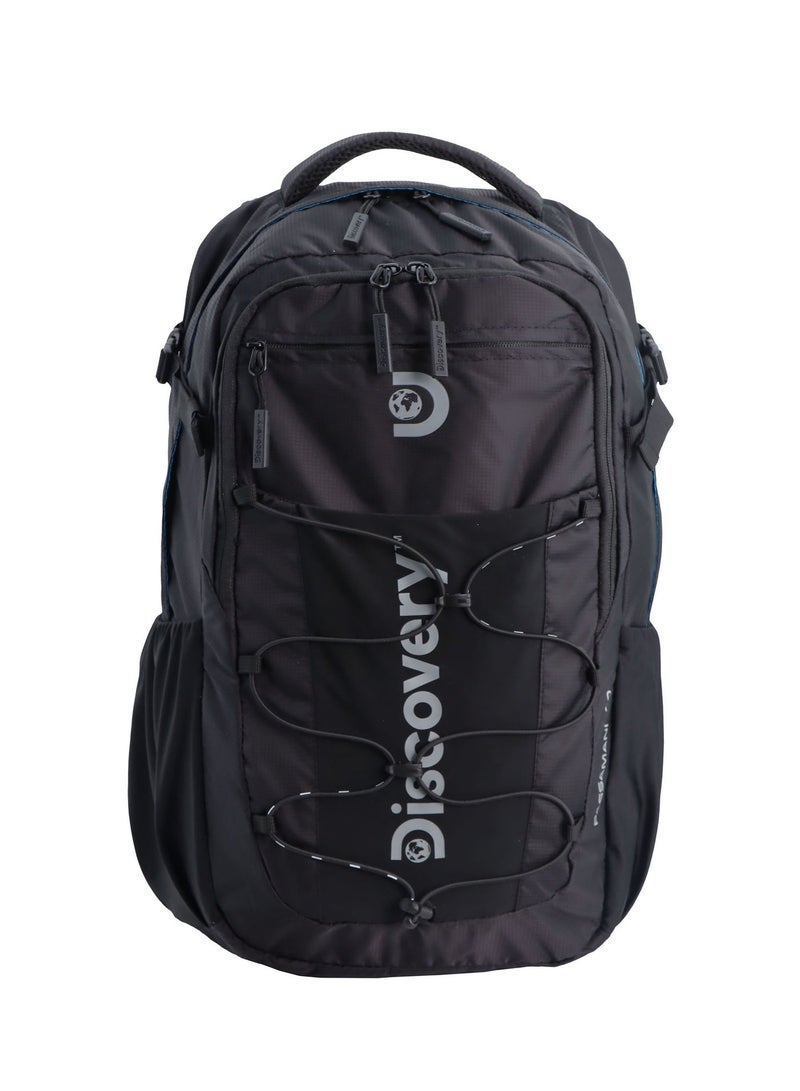Discovery Outdoor 30L Backpack Black for Adventure, Durable Lightweight Water Resistant Multi-Compartment Bag for Men Women Hiking Trekking Camping Travel - Image 1