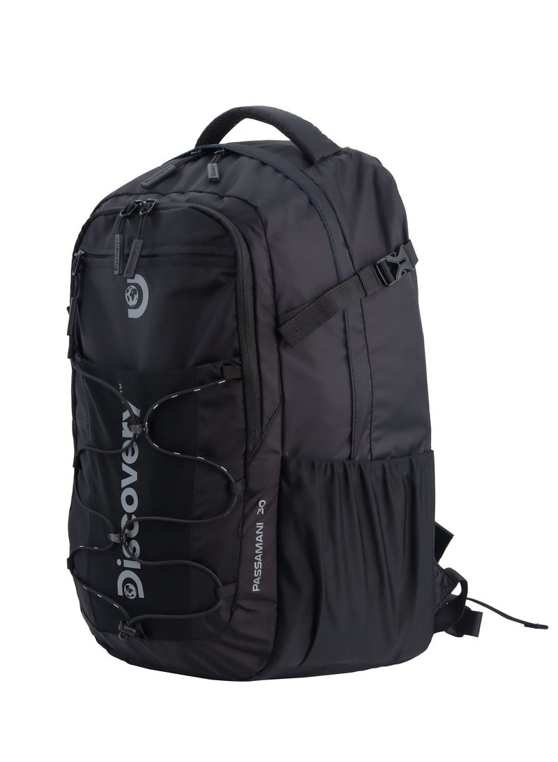 Discovery Outdoor 30L Backpack Black for Adventure, Durable Lightweight Water Resistant Multi-Compartment Bag for Men Women Hiking Trekking Camping Travel - Image 3