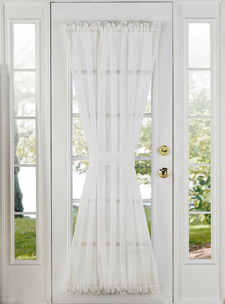 Stylemaster Elegance Sheer Voile Door Panel 60 x 72 Beige