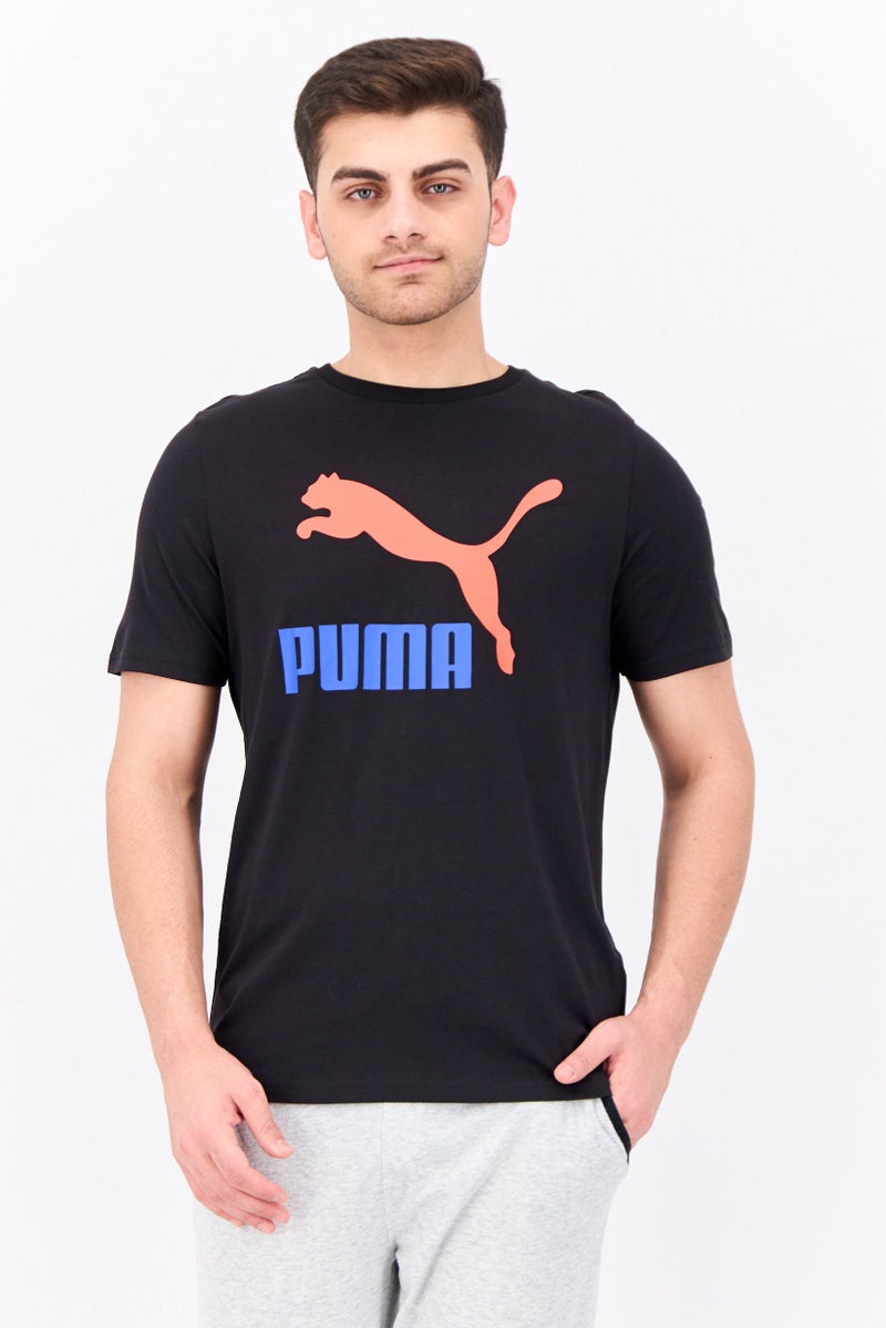 PUMA Men Sportswear Fit Short Sleeves Outdoor T-Shirt, Black - Image 1