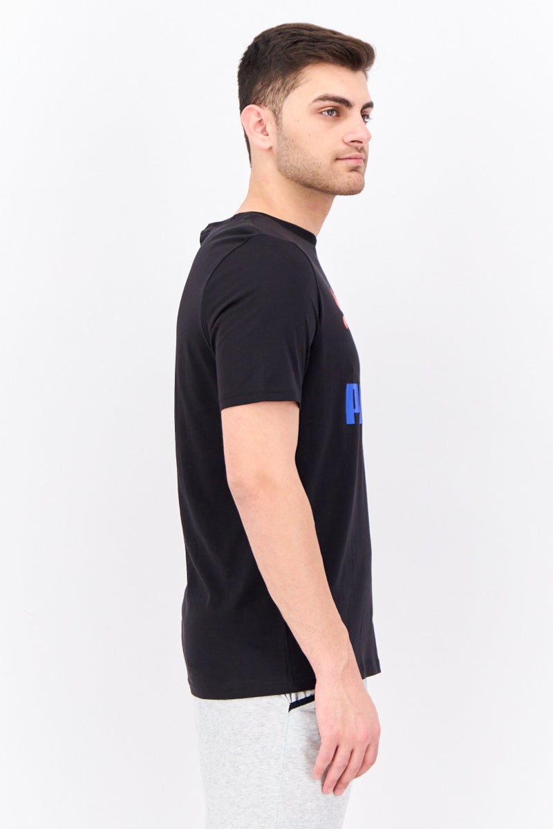 PUMA Men Sportswear Fit Short Sleeves Outdoor T-Shirt, Black - Image 2