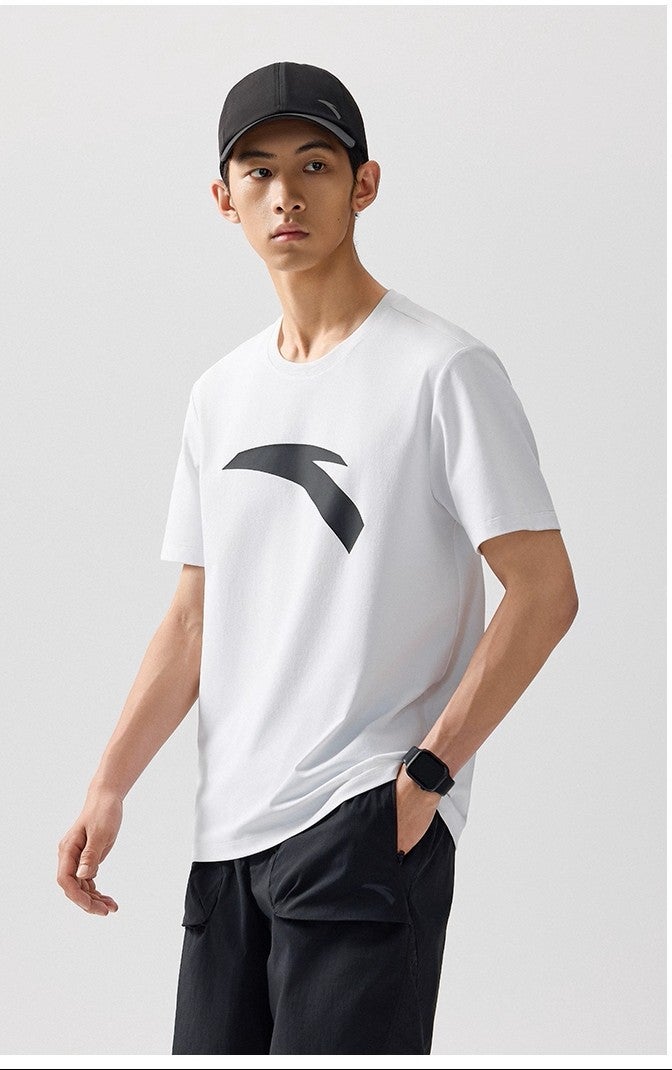 ANTA Men’s Training T-Shirt | Soft Cotton-Touch Performance Tee/Breathable Comfort · Moisture-Wicking · Everyday Versatility - Image 1