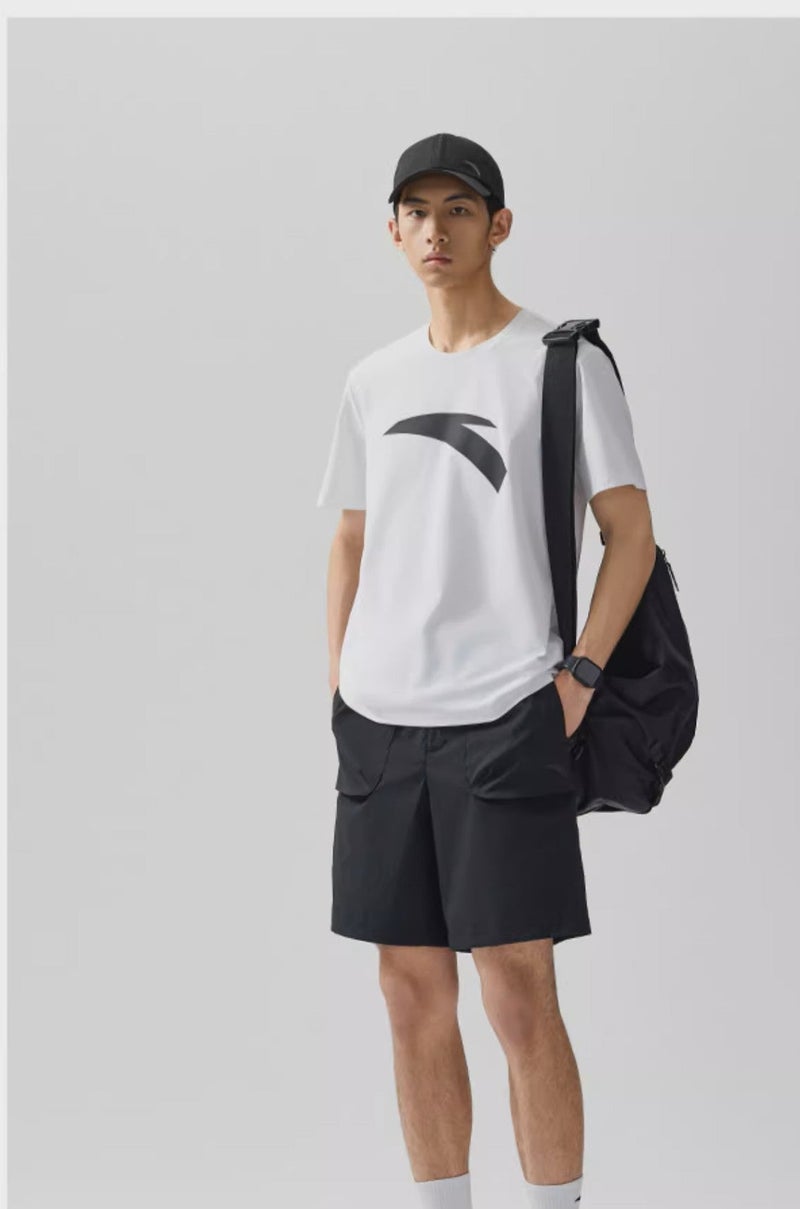 ANTA Men’s Training T-Shirt | Soft Cotton-Touch Performance Tee/Breathable Comfort · Moisture-Wicking · Everyday Versatility - Image 2