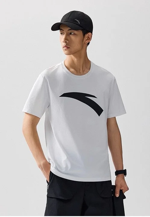 ANTA Men’s Training T-Shirt | Soft Cotton-Touch Performance Tee/Breathable Comfort · Moisture-Wicking · Everyday Versatility