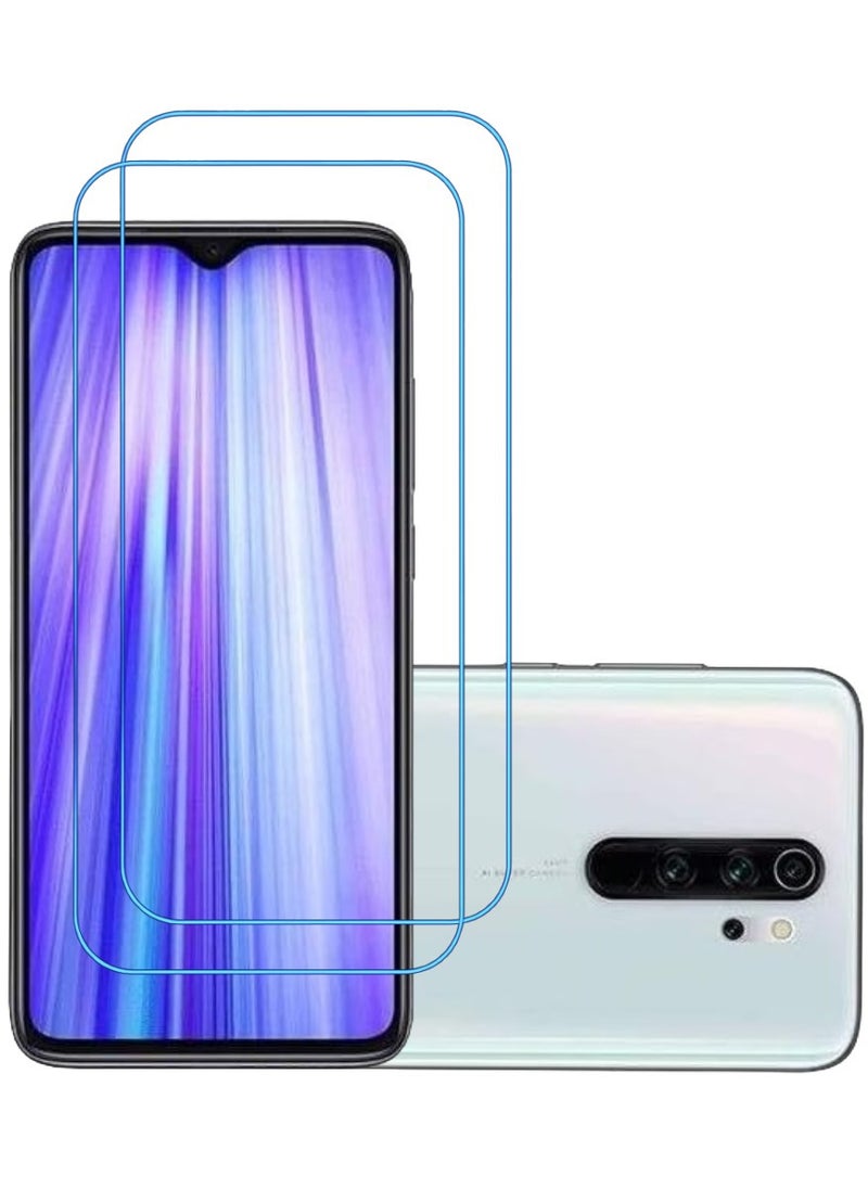 ACLIX 2 Pieces Antistatic ESD Dustproof Premium Quality High Definition Clear Tempered Glass Screen Protector Designed For Xiaomi Redmi Note 8 Pro - Image 1