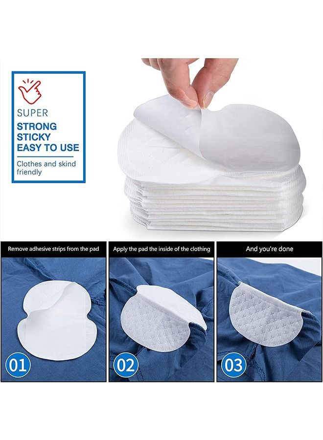 Generic Underarm Sweat Pads for Women and Men Fight Hyperhidrosis 60pcs Armpit Sweat Pads Comfortable Unflavored Non Visible Extra Adhesive Disposable  - Image 4