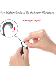 MOXO Security Hand Strap Holder Finger Grip Compatible with Kindle EReaders  Kindle eReader 6Inch / Kindle Paperwhite/Voyage/Oasis/Nook GlowLight Plus/ PRS300 / PRS350 (Black)  - Image 4