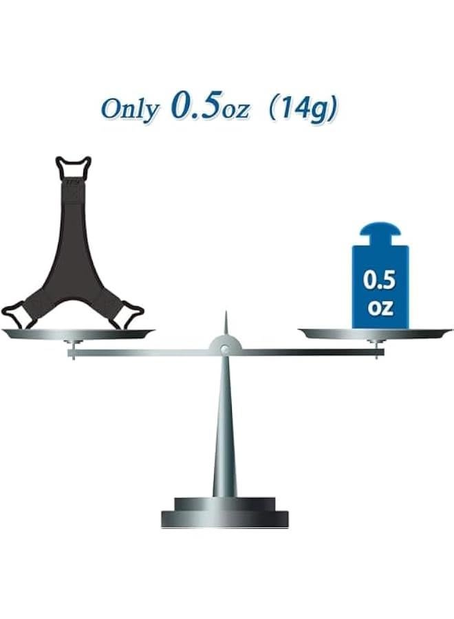 موكسو حزام تثيت اليد لحامل الأصاع متوافق مع جاز EReaders  eReader 6Inch / Paperwhite/Voyage/Oasis/Nook GlowLight Plus/ PRS300 / PRS350 (أسود) - Image 5