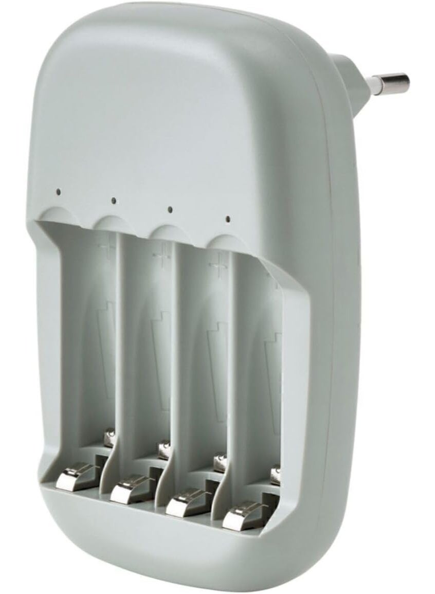 ايكيا Ikea Stenkol 4-channel Wall Plug Battery Charger