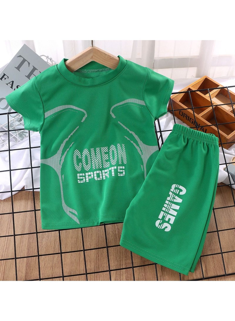 KUYING Unisex Children's Soccer Jersey Set  - Image 1