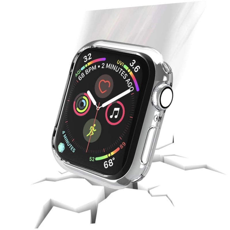 TPU Frame Protector Case Transparent For Series Watch Scratch Lightweight Bumper Easy Installation - Image 3