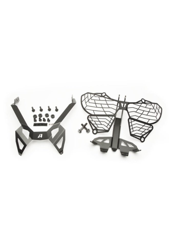 AltRider Mesh Headlight Guard Kit – Honda CRF1100L Africa Twin Adventure Sports – Black - Image 3