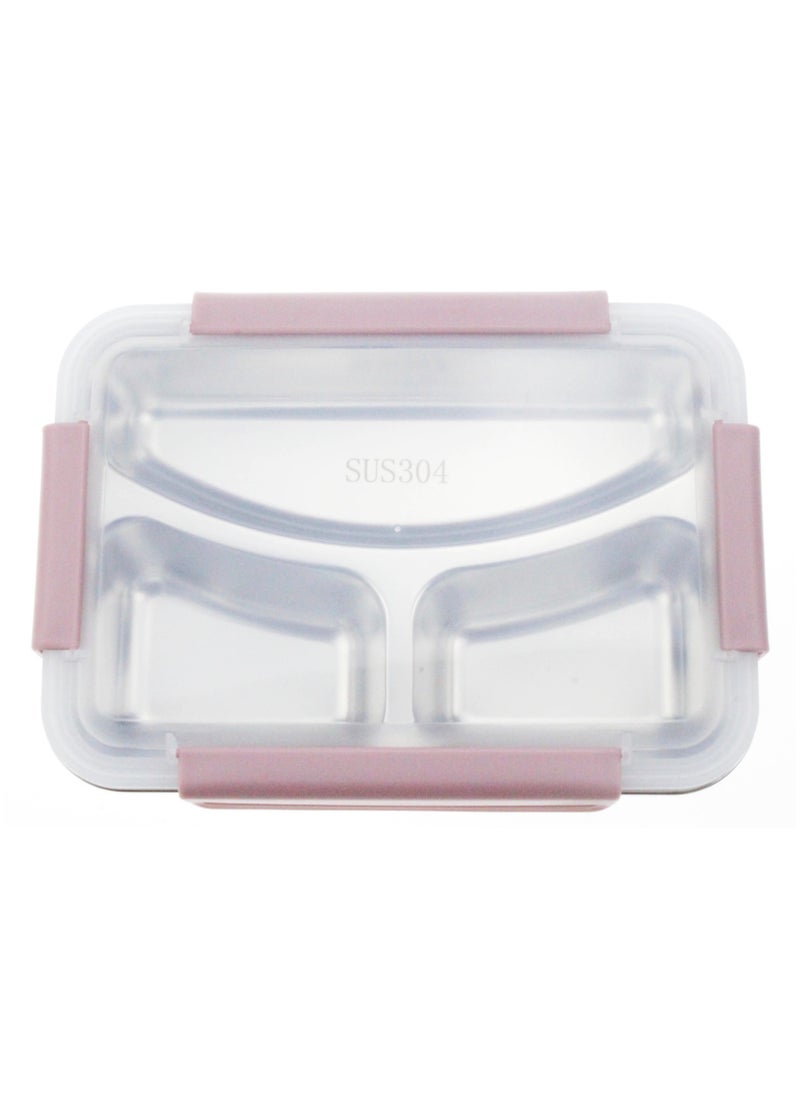 VIO Airtight Lunch Box Stainless Steel Compartment Leak Proof Easy Open Lid Food Snacks Bento Box Tiffin Storage Containers Kids Adult Toddlers Boys Girls School Home Travel Dishwasher Freezer Safe  - Image 2