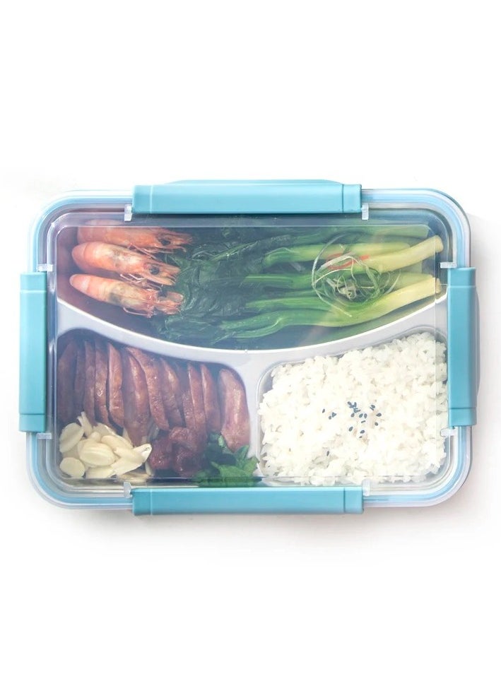 VIO Airtight Lunch Box Stainless Steel Compartment Leak Proof Easy Open Lid Food Snacks Bento Box Tiffin Storage Containers Kids Adult Toddlers Boys Girls School Home Travel Dishwasher Freezer Safe  - Image 3