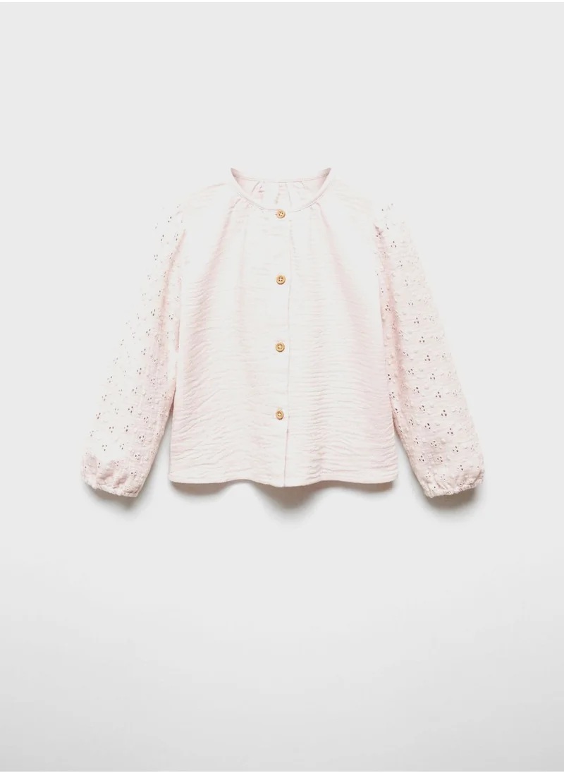 مانجو Infant Embroidered Top