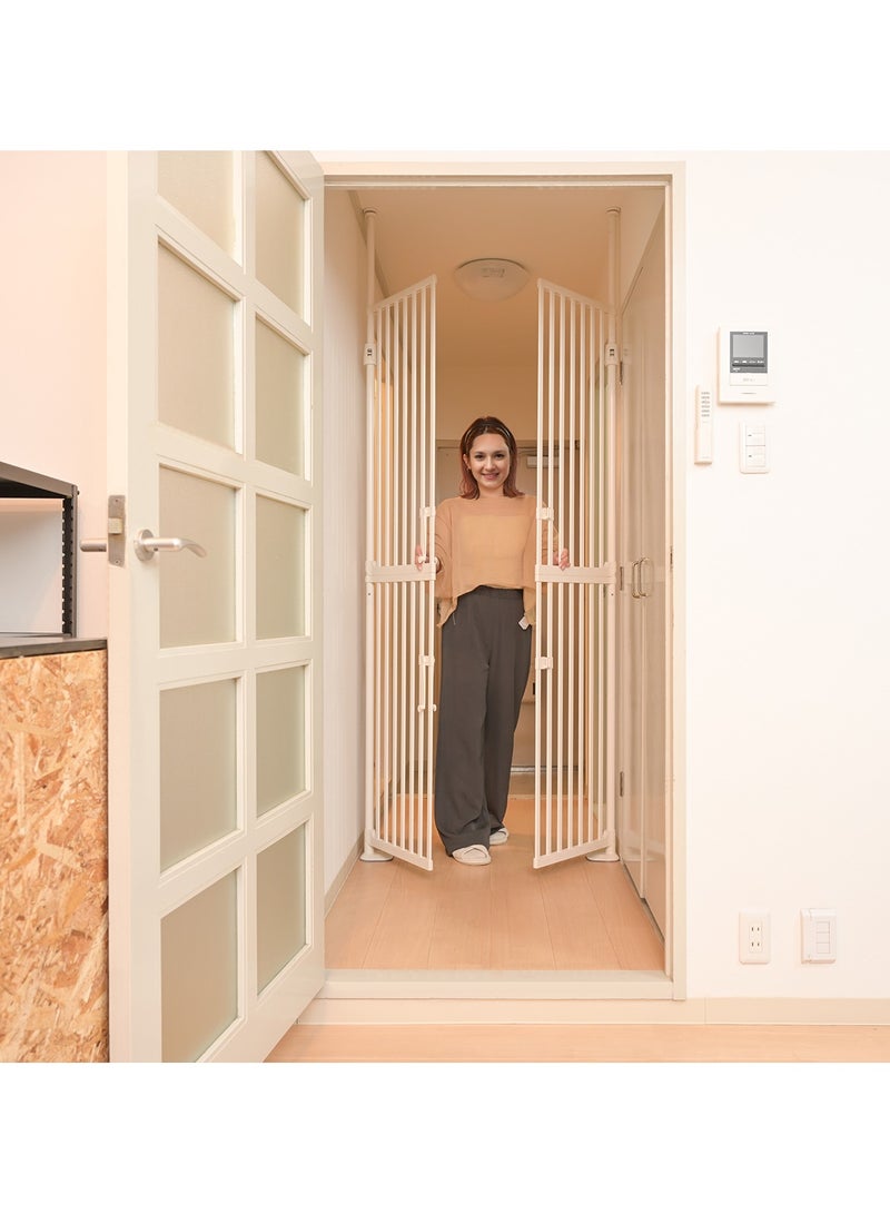 Baby Safe Extra Tall Dual Door Metal Safety Gate - White - Image 4