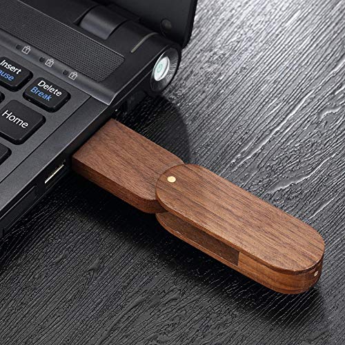 GARRULAX USB Flash Drive, Wooden 8GB / 16GB / 32GB USB2.0 USB Memory Stick Date Storage Pendrive Thumb Drive(64GB, Walnut Wood) - Image 5