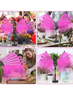Rightsure Grow Lights for Indoor Plants, Six Head LED Grow Light with Full Spectrum, Plant Lights for Seed Starting with Adjustable Gooseneck, Suitable for Plants  - Image 4