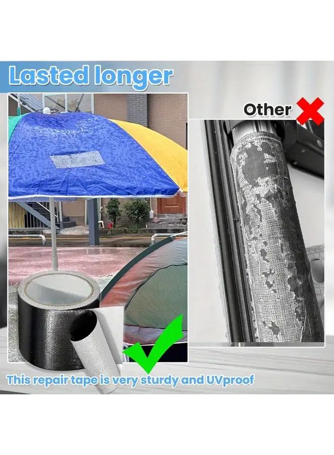 شريط إصلاح ثقيل متعدد الاستخدامات مقاوم للماء بالأشعة فوق البنفسجية، لون أخضر، مقاس 3 بوصة × 32 قدمًا - Image 4