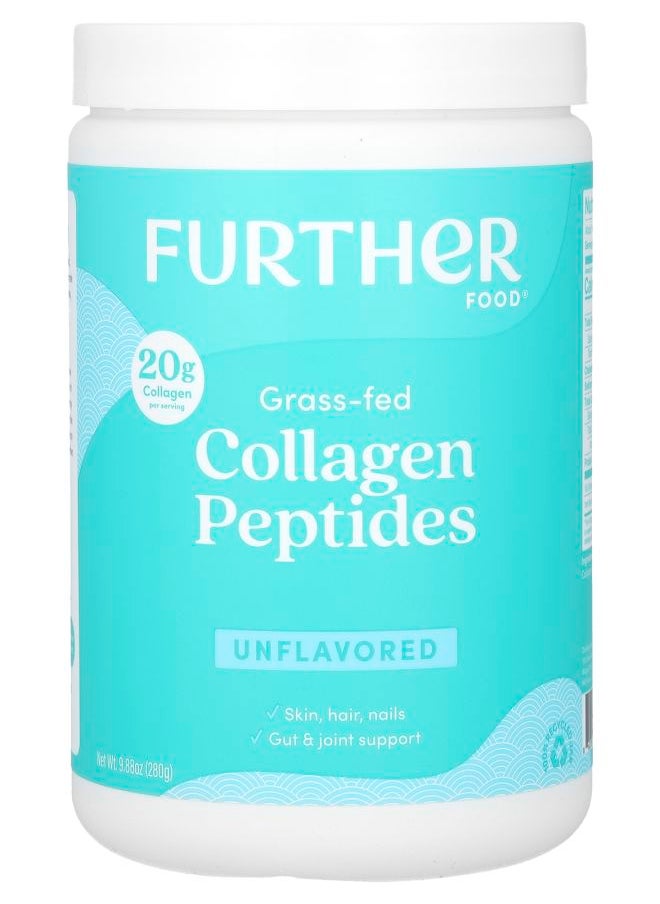 Further Food GrassFed Collagen Peptides Unflavored 9.88 oz (280 g) 