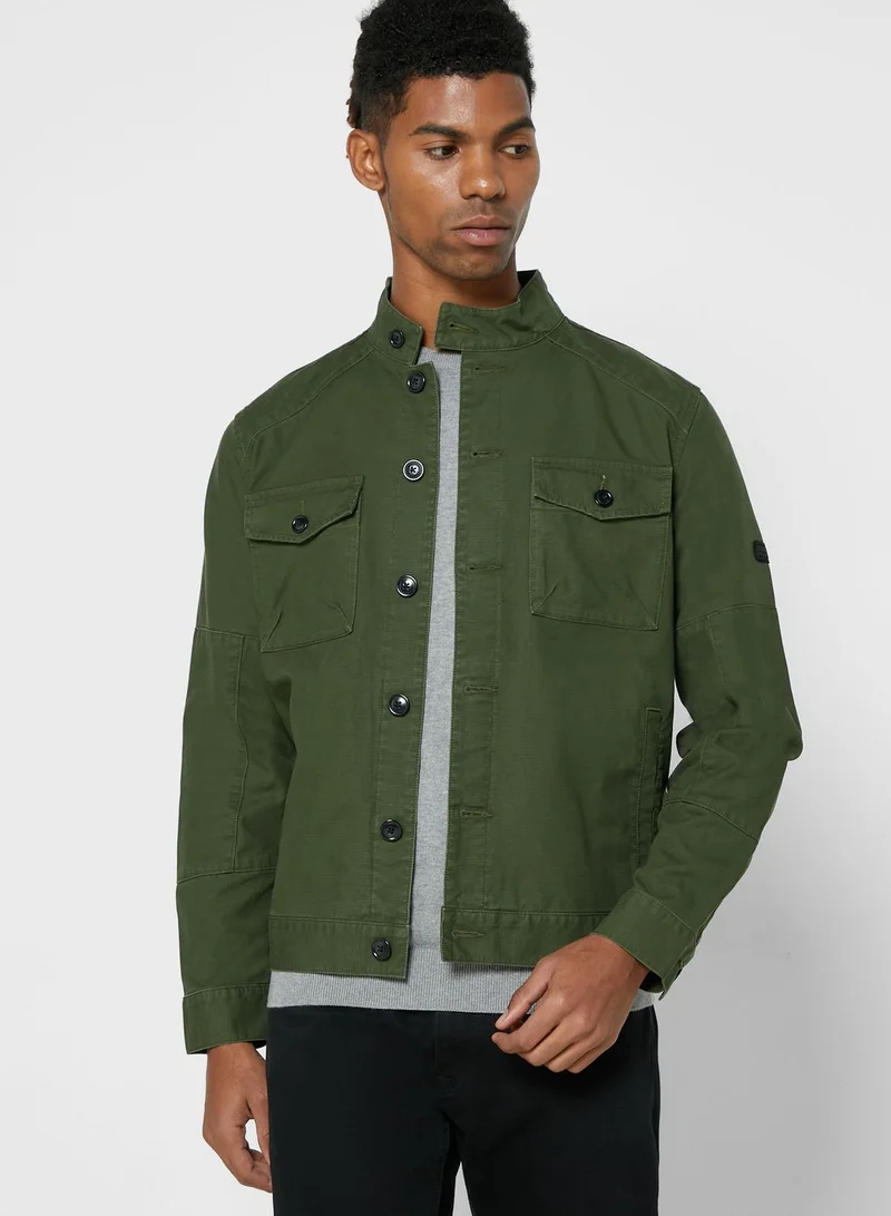 Barbour International Pocket Detail Biker Jacket