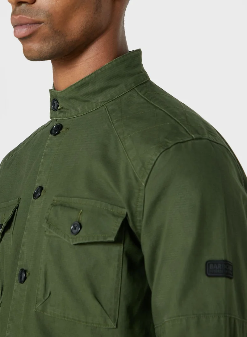 Barbour International Pocket Detail Biker Jacket