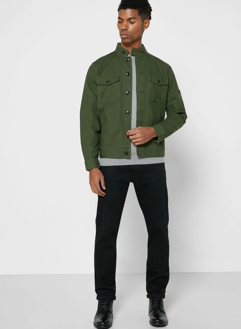 Barbour International Pocket Detail Biker Jacket