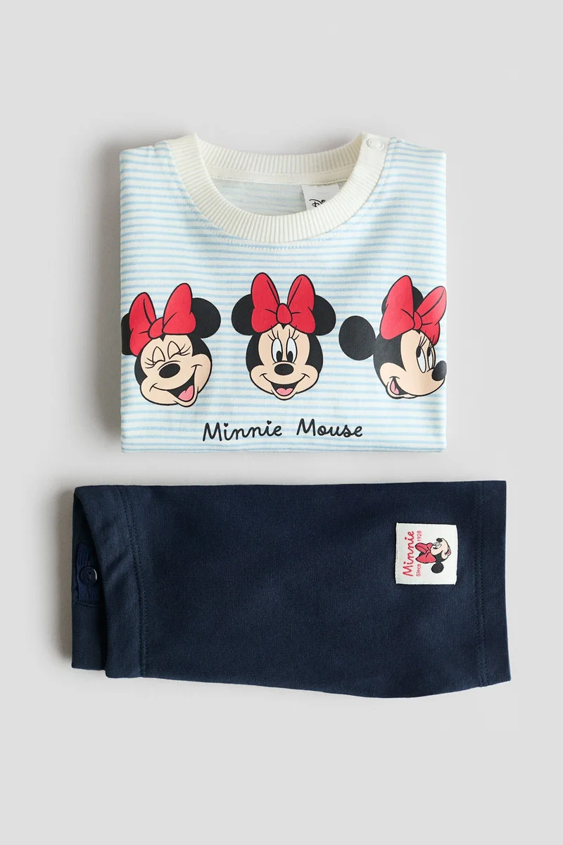 H&M 2-piece printed cotton set