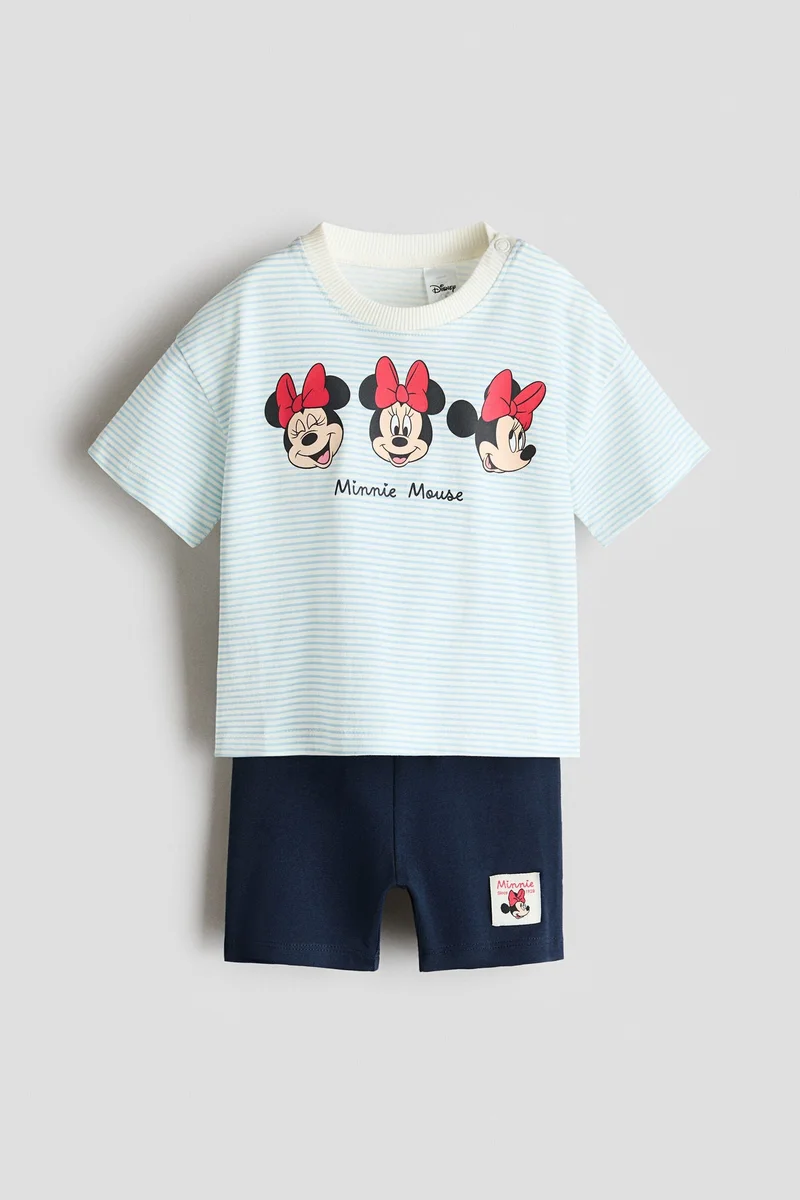 H&M 2-piece printed cotton set