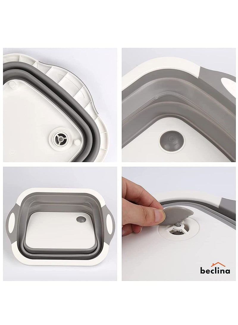 Collapaible Cutting Board Grey 41.5x11x30cm - Image 4