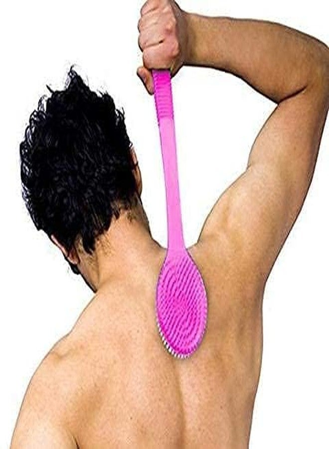 AASA Body Cleansing and Body Scrubbing Bathing Brush for Men and Women Pack of 1 (Random Colors) (B-18) - Image 3
