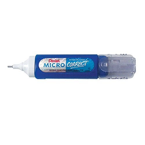 Pentel Micro Correct 12 ml Correction Pen Wallet of 4 - Image 3