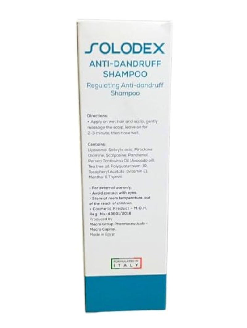 Solodex Anti-Dandruff Shampoo (200ml) - Sulfate Free Formula for Dandruff Control and Oily Scalp I by Al Shabrawini Pharmacy - Image 3