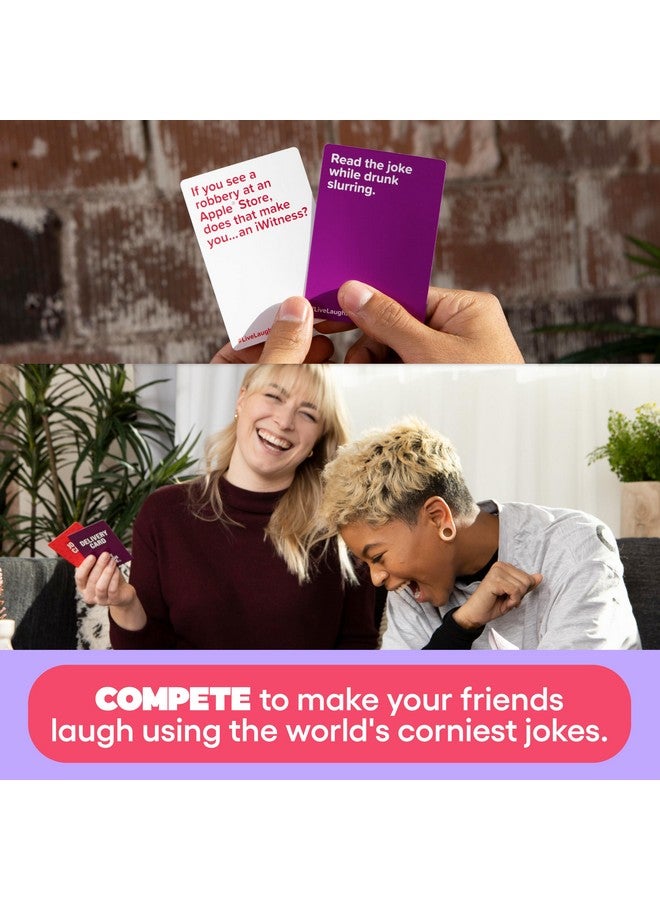 WHAT DO YOU MEME? Live Laugh Lose - The Party Game Where You Compete to Make Corny Jokes Funny - Image 4
