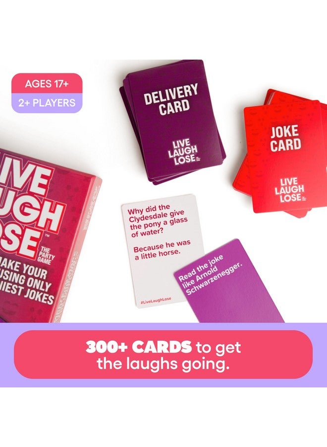 WHAT DO YOU MEME? Live Laugh Lose - The Party Game Where You Compete to Make Corny Jokes Funny - Image 2