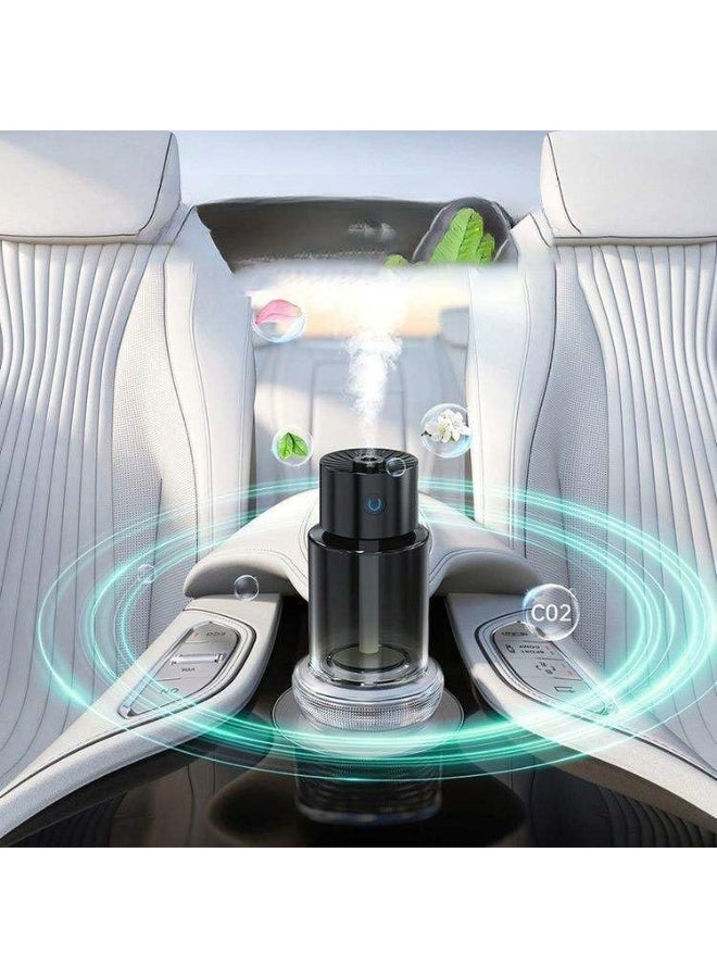 ELTRAZONE Intelligent Car Diffuser Air Freshener – 140ml Rechargeable Waterless Aroma Diffuser with Starry Ambient Light, Nano Atomization & Smart Fragrance Control for Car, Home & Office - Image 5