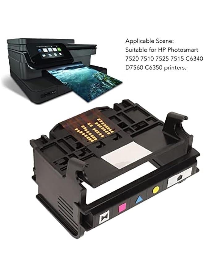 Printer Head, ABS Lightweight Small Print Head Replacement, for HP Photosmart 7520 7510 7525 7515 C6340 D7560 C6350 Printers - Image 3