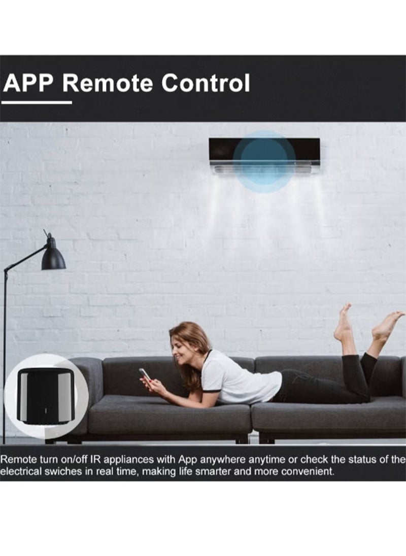 bestcon - BroadLink Remote BestCon RM4C mini Smart IR Transmitter for smart home automation Universal WIFI Remote Controller Infrared Receiver App works with Alexa and Google Home - Image 1