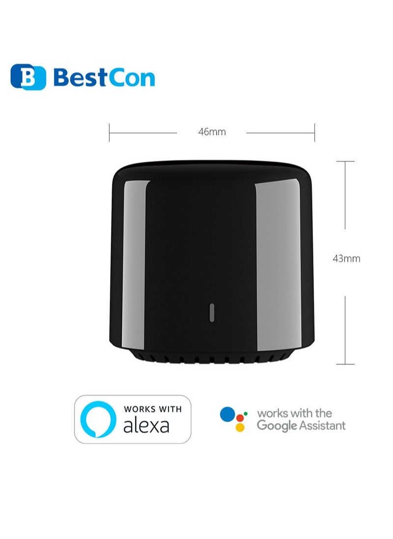 bestcon - BroadLink Remote BestCon RM4C mini Smart IR Transmitter for smart home automation Universal WIFI Remote Controller Infrared Receiver App works with Alexa and Google Home - Image 1
