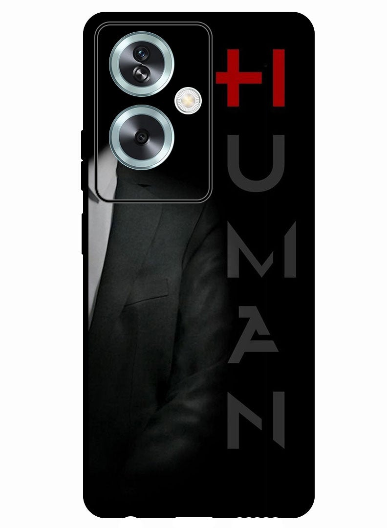 Theodor Protective Case Anti Scratch Shock Proof Bumper Cover For Oppo A79 5G Human - Image 1