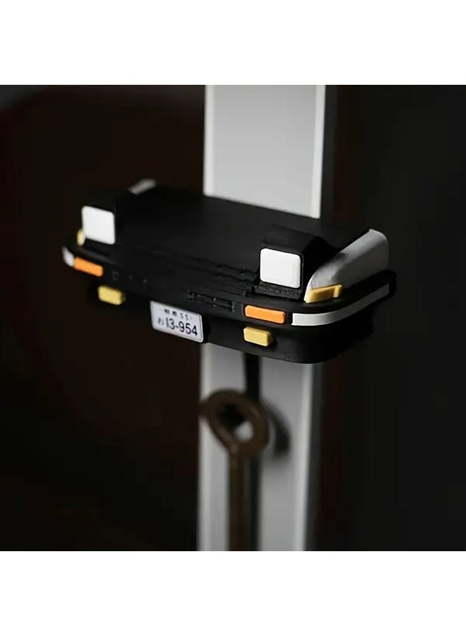 Black One Piece Car Key Hook Easy Install Wall Mounted Home Decoration - Image 5