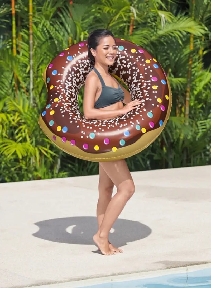 Bestway Donut Design Round Swimming Ring - Multi-Colour 107cm - Image 2
