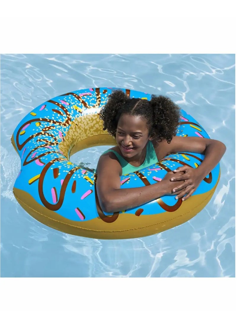 Bestway Donut Design Round Swimming Ring - Multi-Colour 107cm - Image 3