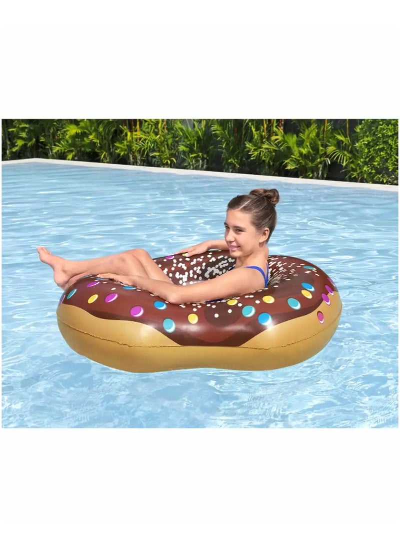 Bestway Donut Design Round Swimming Ring - Multi-Colour 107cm - Image 4