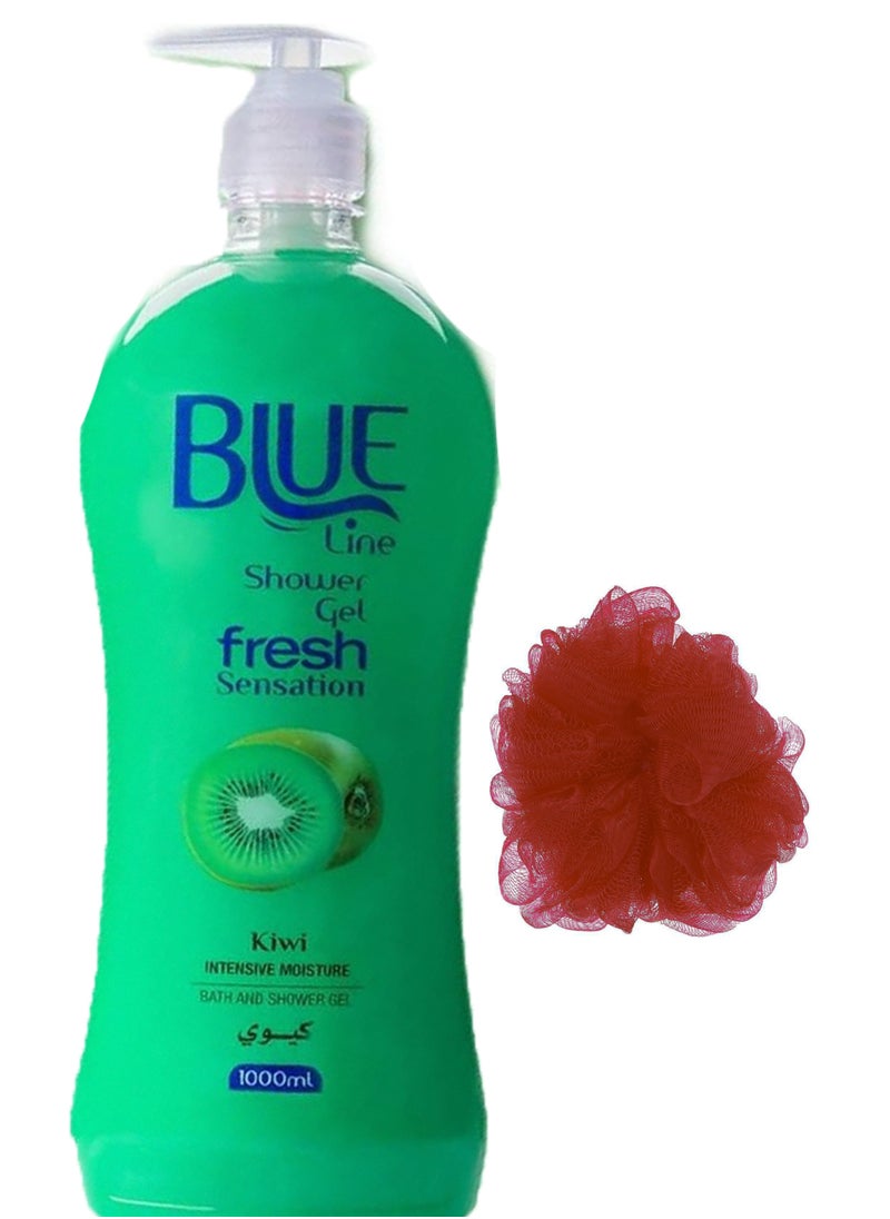 Blue Line Shower Gel With Kiwi Fragrance + Lofa Multi Color 1000 Ml - pzsku/Z67916E2D57B519A91792Z/45/_/1738586523/b924764f-9ab5-461c-80c4-72c3034b4850